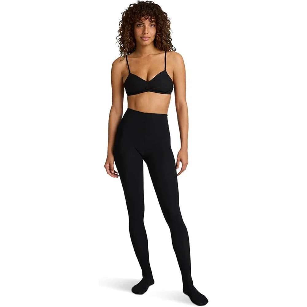 Commando Classic Tights Women's S Black Microfiber Stretch High-Waisted GBO2424